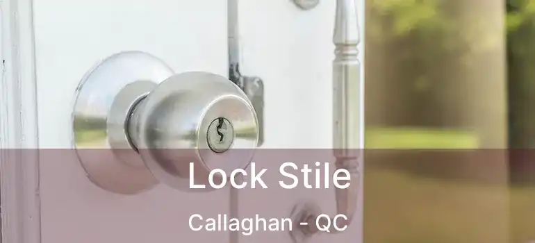  Lock Stile Callaghan - QC