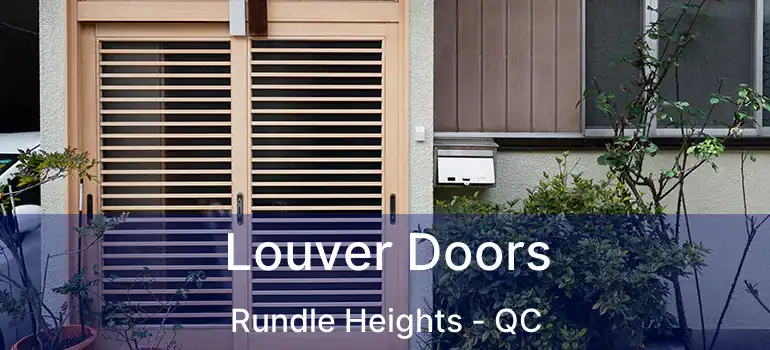  Louver Doors Rundle Heights - QC