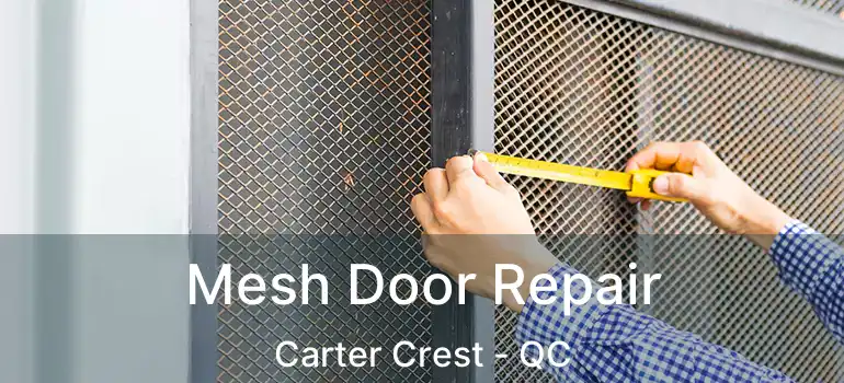  Mesh Door Repair Carter Crest - QC