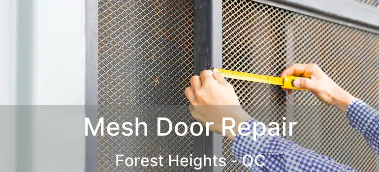  Mesh Door Repair Forest Heights - QC