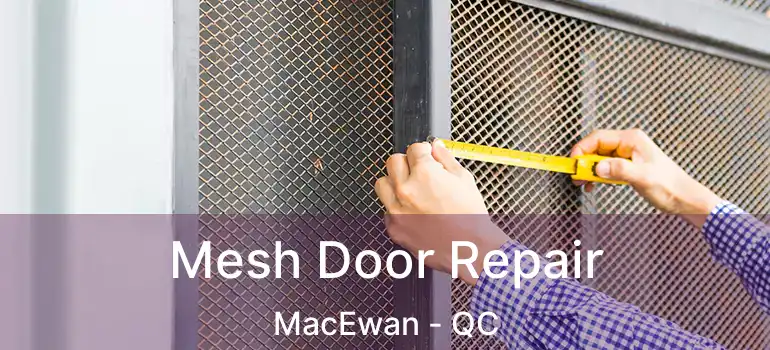  Mesh Door Repair MacEwan - QC
