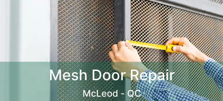  Mesh Door Repair McLeod - QC
