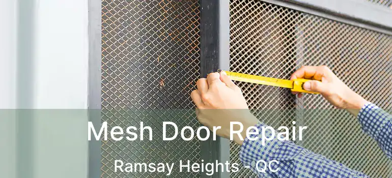  Mesh Door Repair Ramsay Heights - QC
