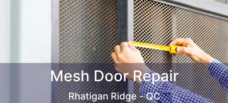  Mesh Door Repair Rhatigan Ridge - QC