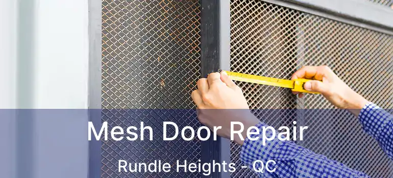  Mesh Door Repair Rundle Heights - QC