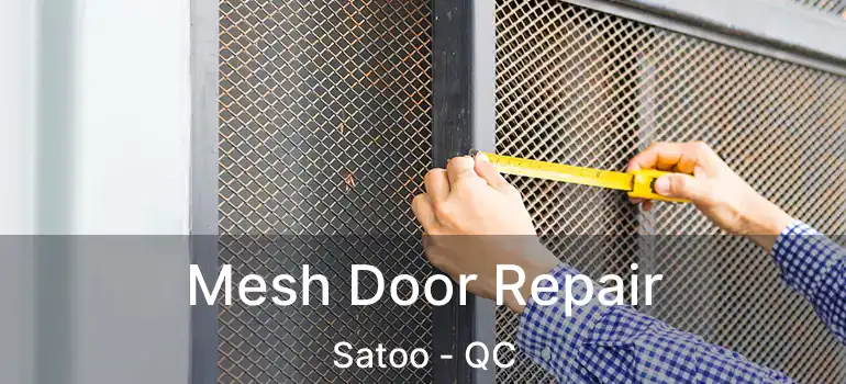  Mesh Door Repair Satoo - QC