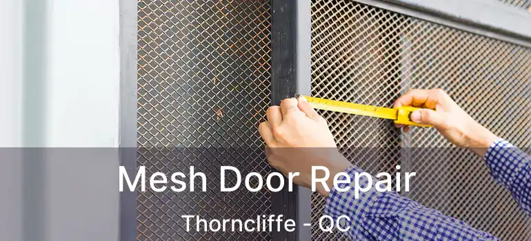  Mesh Door Repair Thorncliffe - QC