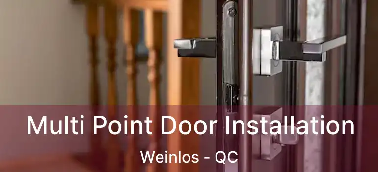  Multi Point Door Installation Weinlos - QC