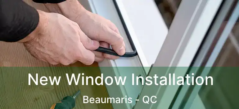  New Window Installation Beaumaris - QC
