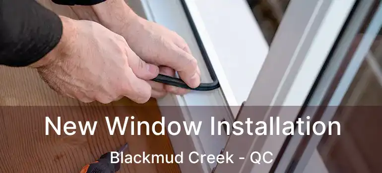  New Window Installation Blackmud Creek - QC