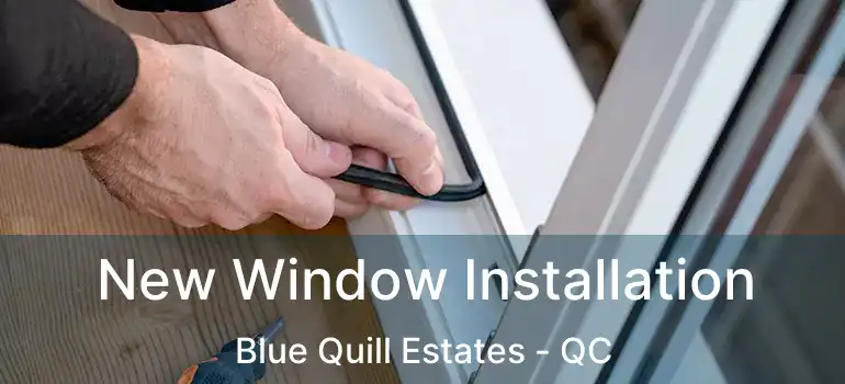  New Window Installation Blue Quill Estates - QC