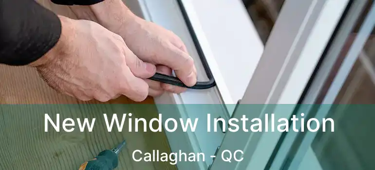  New Window Installation Callaghan - QC