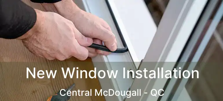  New Window Installation Central McDougall - QC