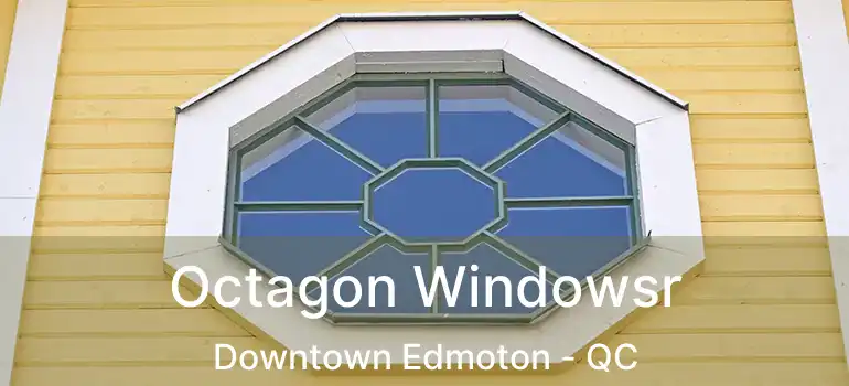  Octagon Windowsr Downtown Edmoton - QC