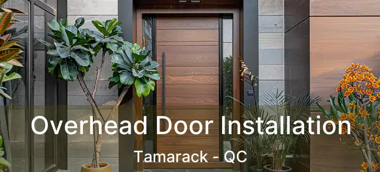  Overhead Door Installation Tamarack - QC