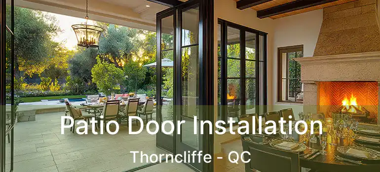  Patio Door Installation Thorncliffe - QC