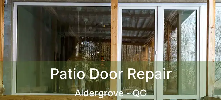  Patio Door Repair Aldergrove - QC