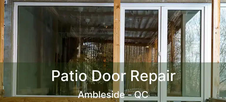  Patio Door Repair Ambleside - QC