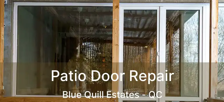  Patio Door Repair Blue Quill Estates - QC