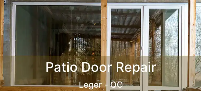  Patio Door Repair Leger - QC