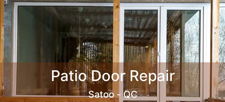  Patio Door Repair Satoo - QC