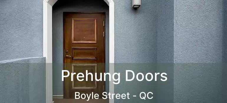  Prehung Doors Boyle Street - QC