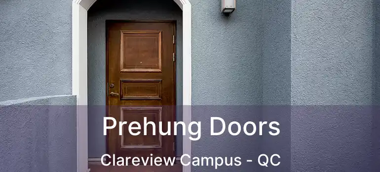 Prehung Doors Clareview Campus - QC