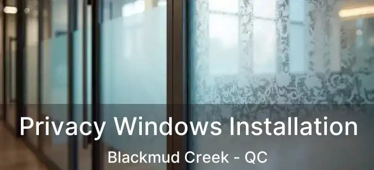  Privacy Windows Installation Blackmud Creek - QC