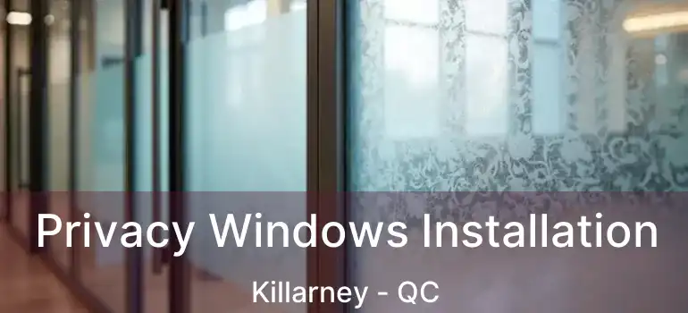  Privacy Windows Installation Killarney - QC