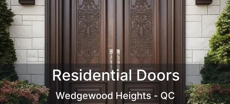  Residential Doors Wedgewood Heights - QC