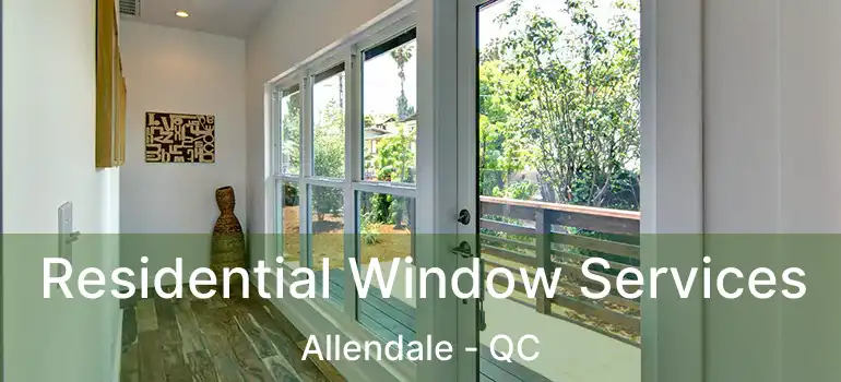  Residential Window Services Allendale - QC