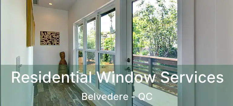  Residential Window Services Belvedere - QC