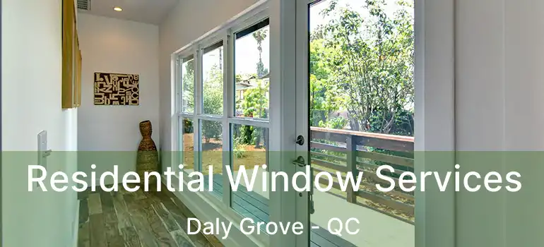 Residential Window Services Daly Grove - QC