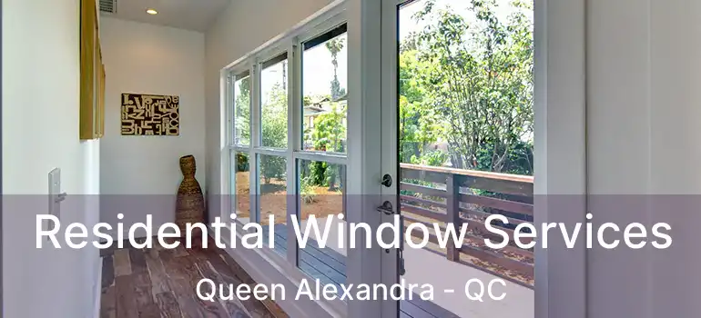  Residential Window Services Queen Alexandra - QC