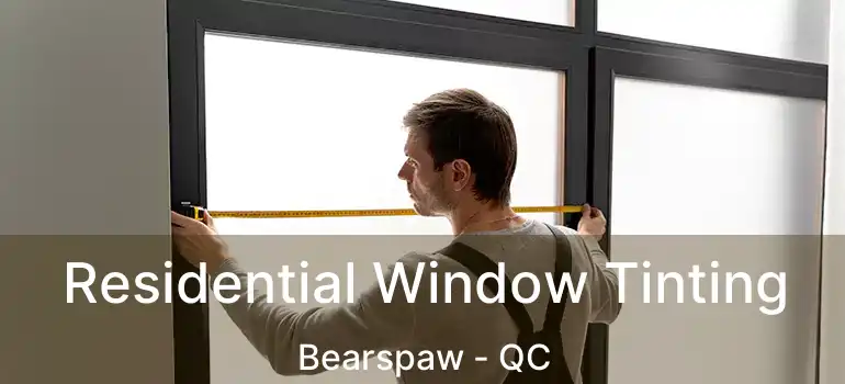  Residential Window Tinting Bearspaw - QC