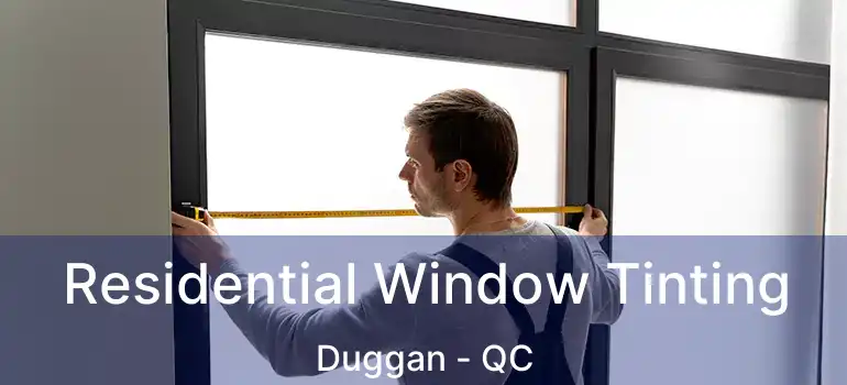  Residential Window Tinting Duggan - QC