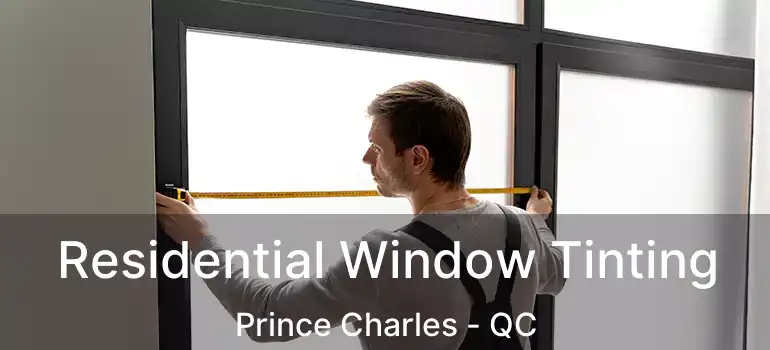  Residential Window Tinting Prince Charles - QC