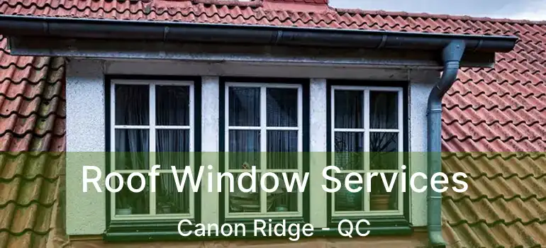  Roof Window Services Canon Ridge - QC
