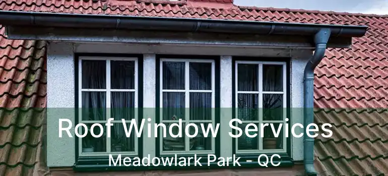  Roof Window Services Meadowlark Park - QC