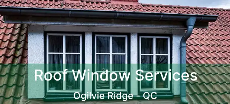 Roof Window Services Ogilvie Ridge - QC