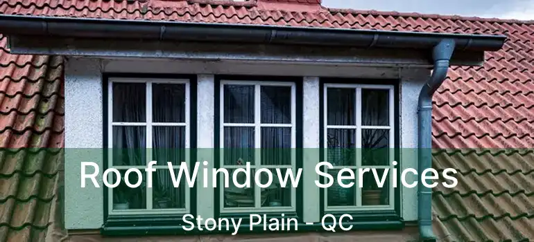  Roof Window Services Stony Plain - QC