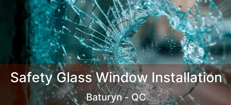  Safety Glass Window Installation Baturyn - QC