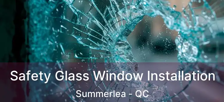  Safety Glass Window Installation Summerlea - QC