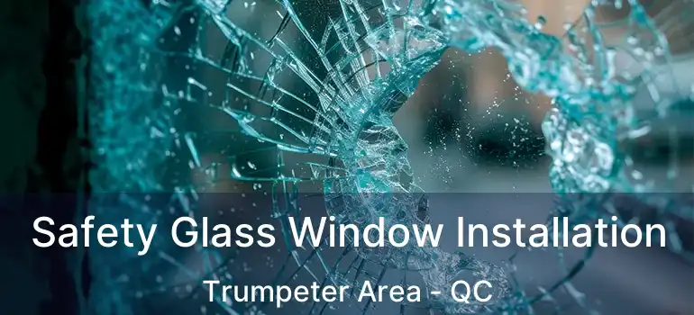  Safety Glass Window Installation Trumpeter Area - QC