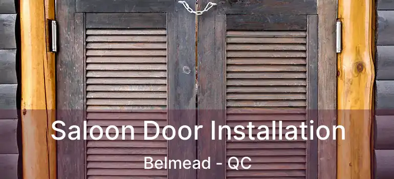  Saloon Door Installation Belmead - QC