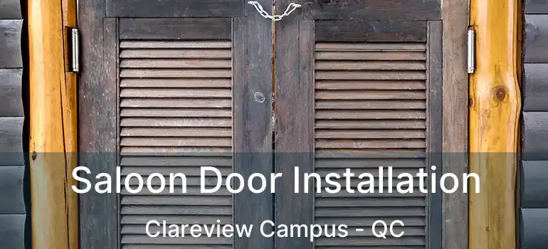  Saloon Door Installation Clareview Campus - QC