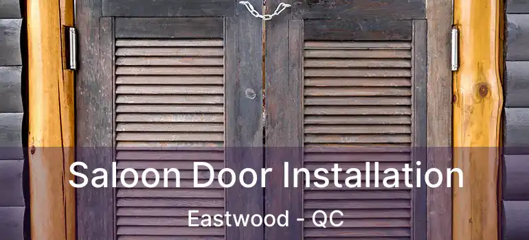  Saloon Door Installation Eastwood - QC