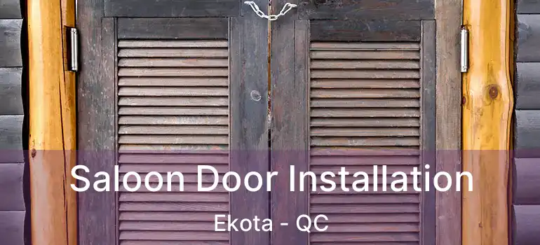  Saloon Door Installation Ekota - QC