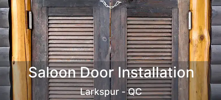 Saloon Door Installation Larkspur - QC