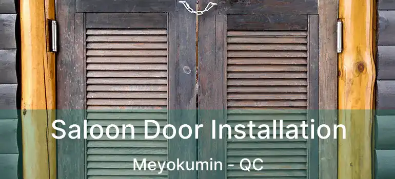  Saloon Door Installation Meyokumin - QC
